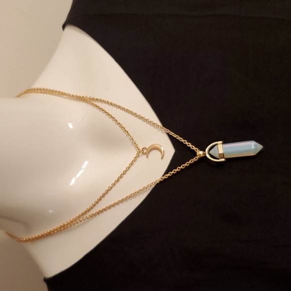 💥FREE💥 With PURCHASE -NEW Healing Crystal Stone Necklace - Picture 2 of 2